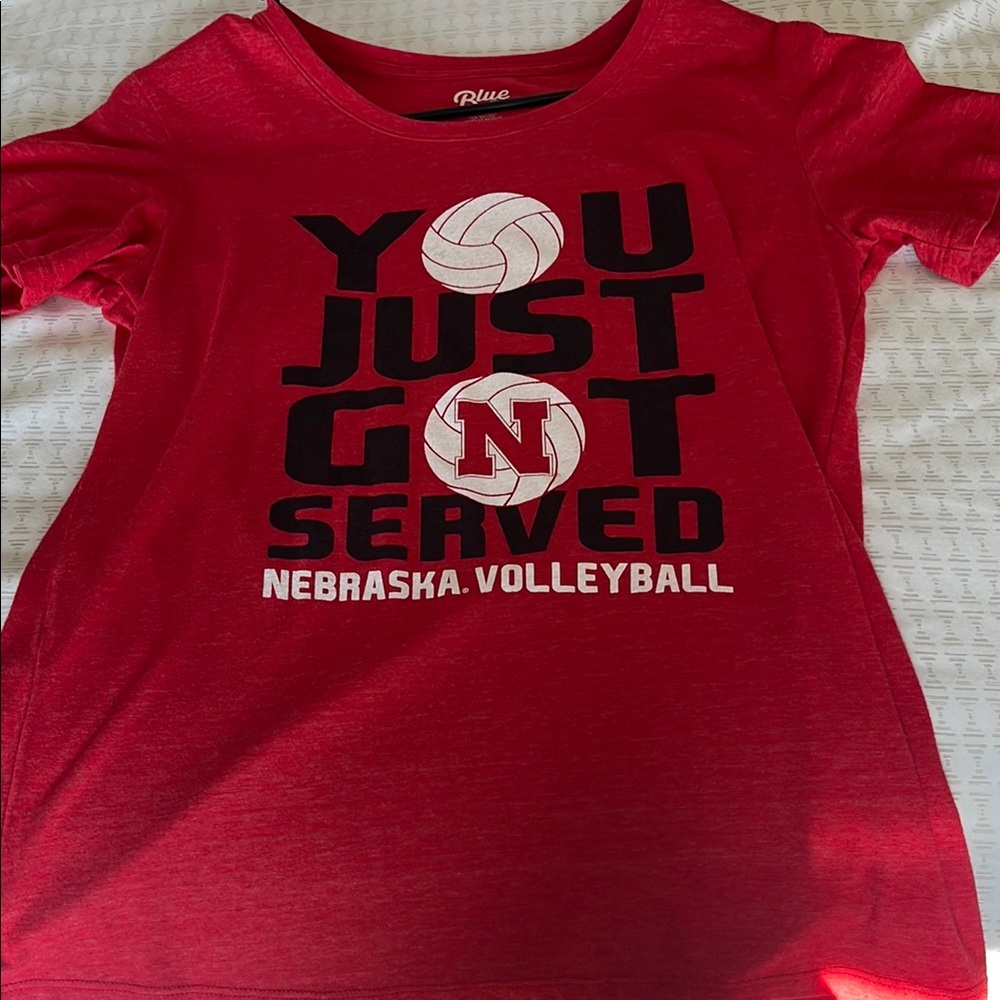 Nebraska Volleyball Red T-Shirt